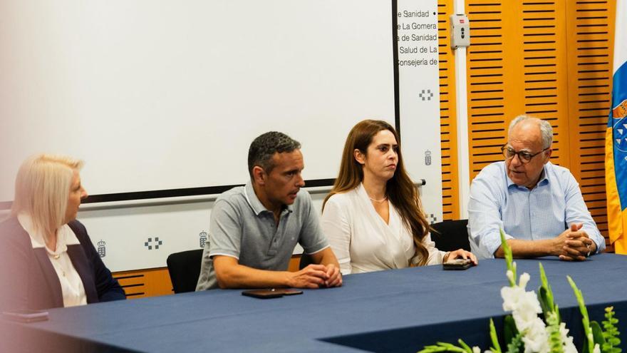 El primer dron para transporte de pruebas médicas en España toma tierra en La Gomera