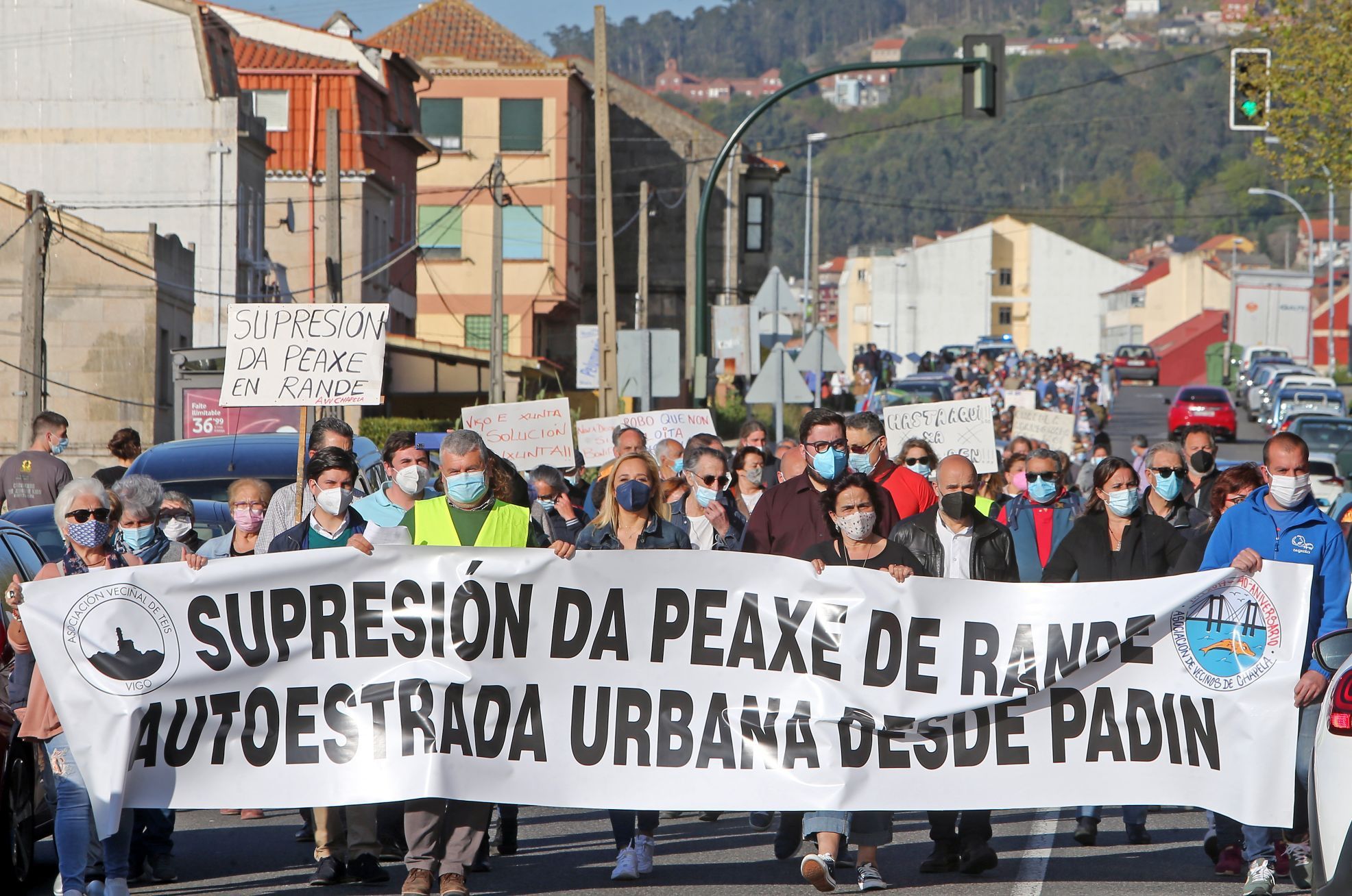 Clamor vecinal contra el peaje entre Vigo y Redondela