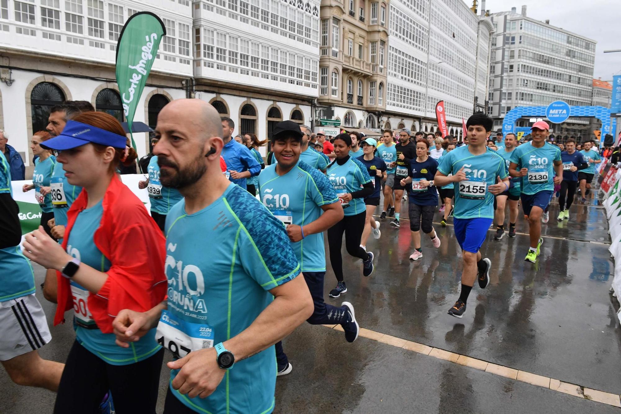 Carrera popular Coruña10: 2.186 corredores cruzaron la línea de meta