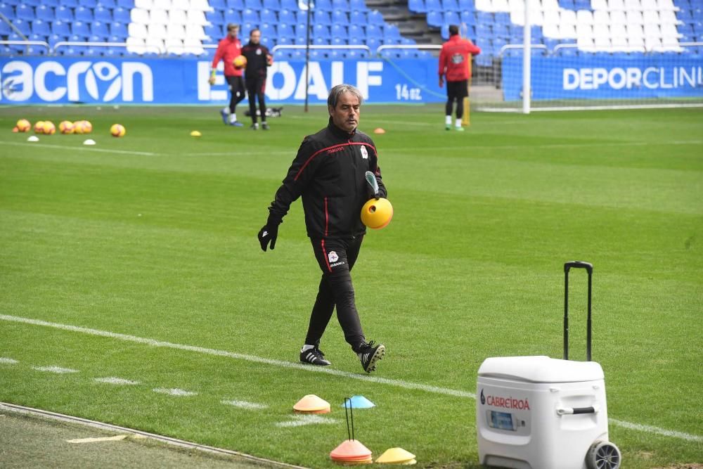 Entrenamiento en Riazor (20/12/18)