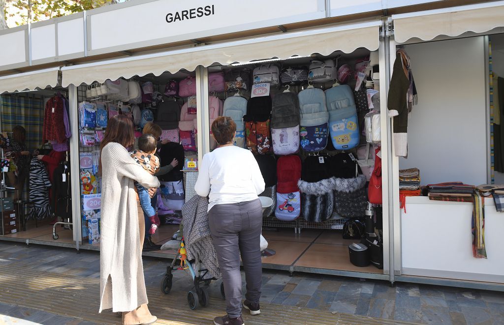 Feria de comercio en Afonso X, Murcia