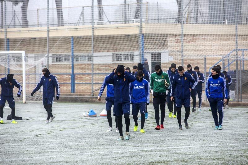 Entrenamiento del 13 de enero del Real Zaragoza