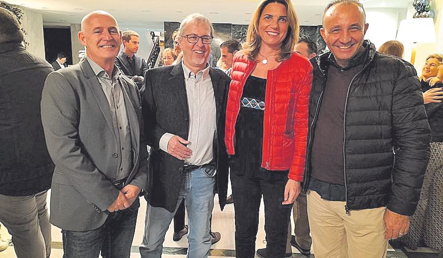 Mario Vera, Tomeu Vaquer, Elisa Montserrat y Toni Gelabert.