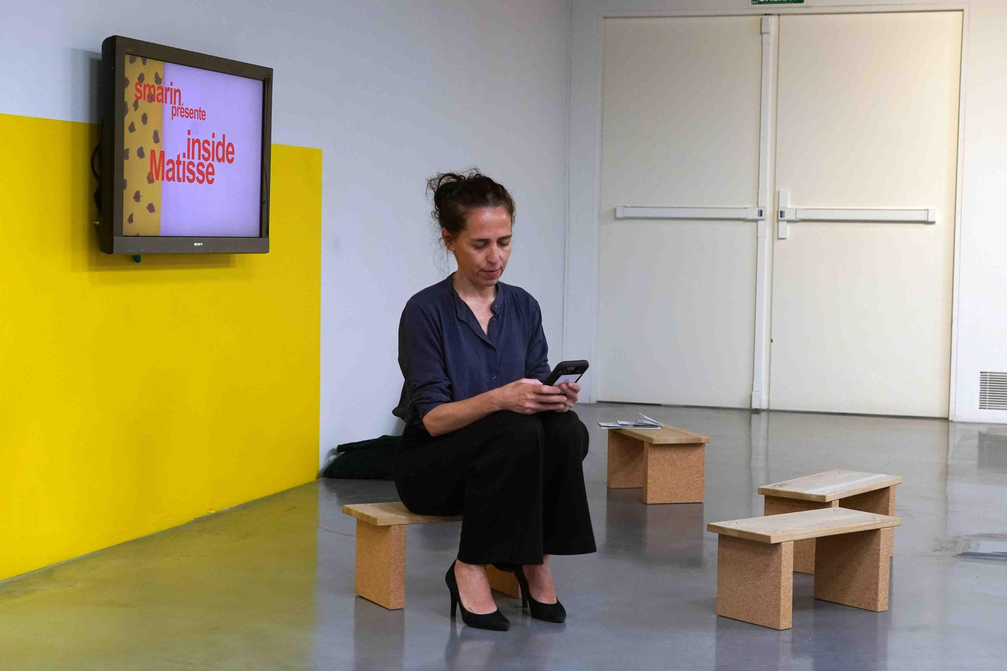 La instalación 'Inside Matisse' de Stéphanie Marin, en el Centre Pompidou de Málaga.