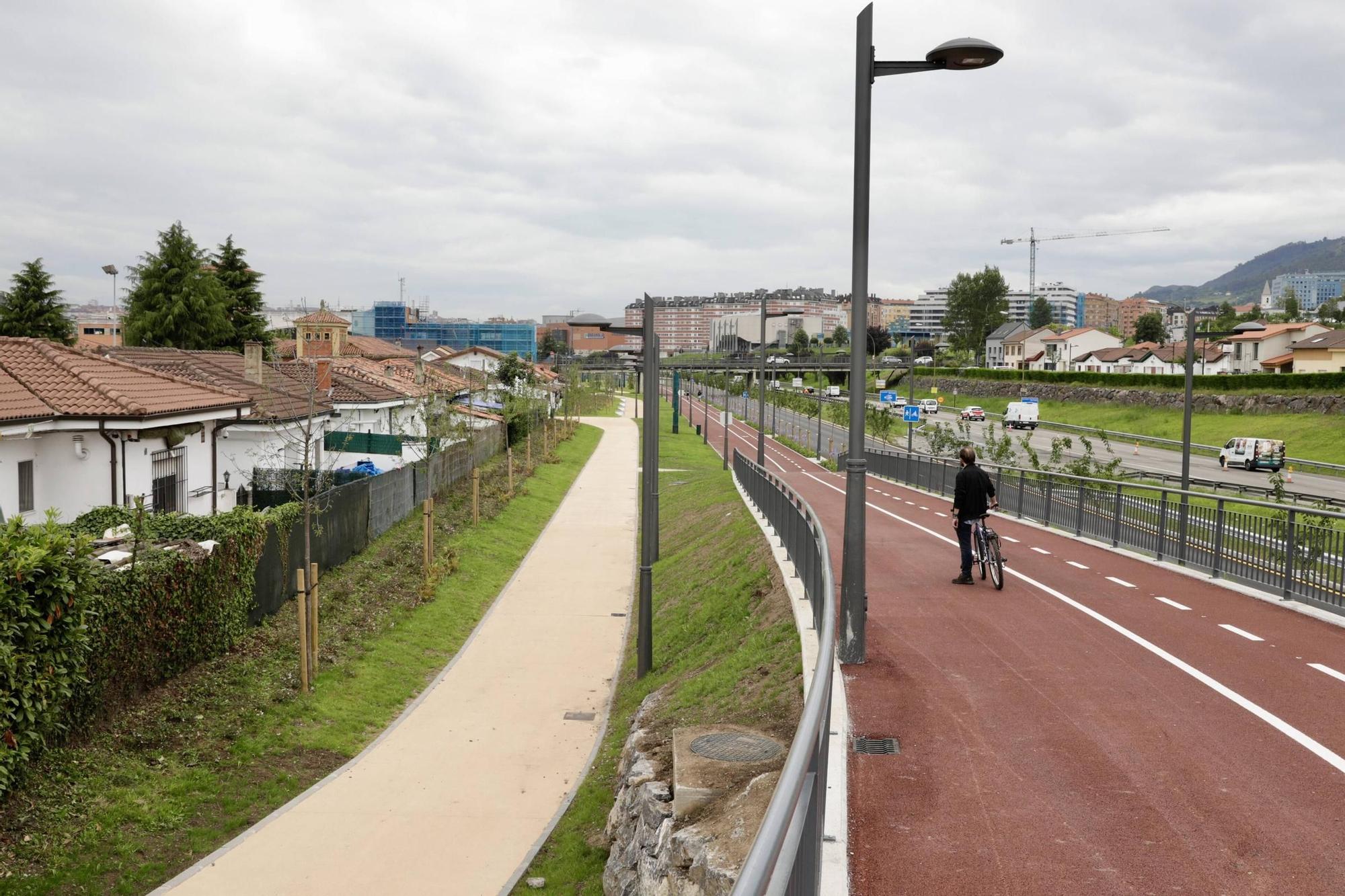 En imágenes | Fin de las obras del Parque lineal de Oviedo