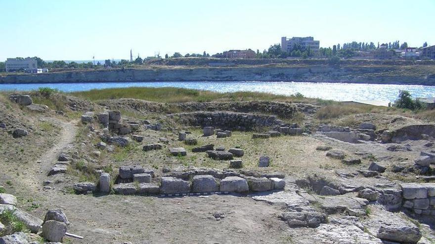 La ciudad de Quersoneso, en la Crimea ocupada por Rusia, declarada patrimonio en peligro