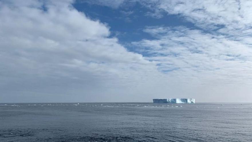 Glaciar a la deriva.