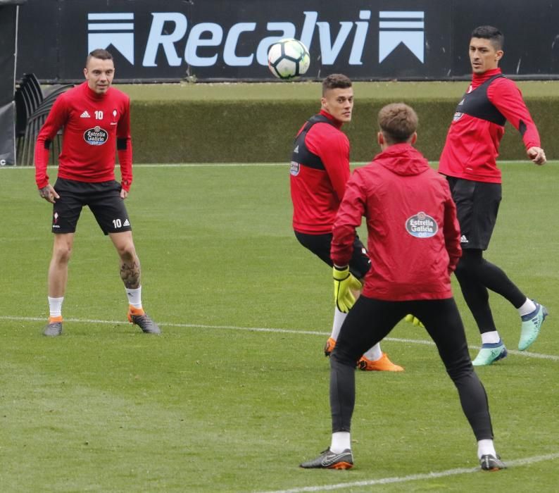 Último entrenamiento del Celta antes de vsitar el Bernabéu // Alba Villar