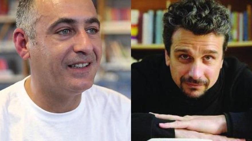 Los escritores Paco Rabadán y Pedro Ramos