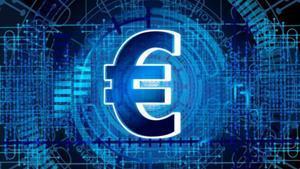 Representación del concepto de euro digital