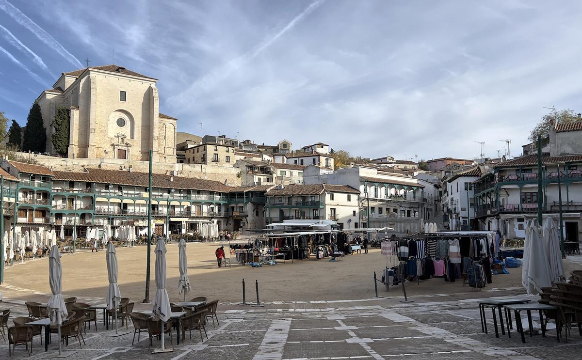 Plaza del pueblo de Chinchón.