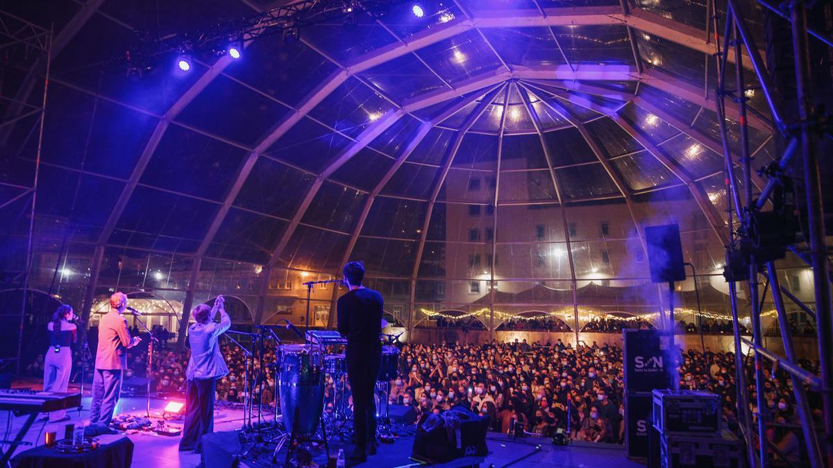 Concierto de Xoel López en el &#039;Noites do Porto&#039; en la edición de 2021.