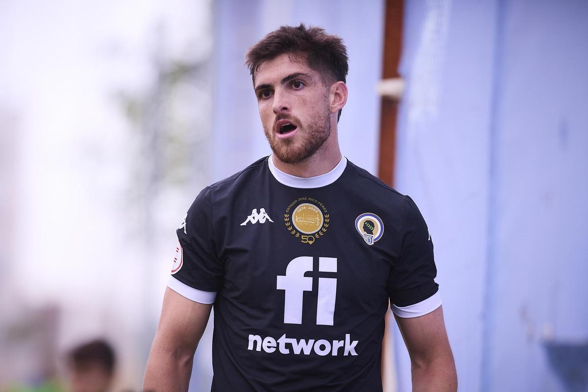 Agustín Coscia no podrá jugar el Hércules-Ibiza de la jornada 30, en el Rico Pérez de Alicante.