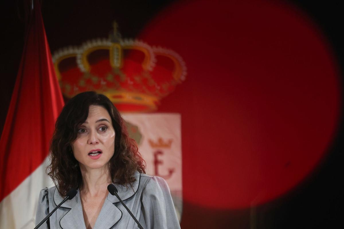 La presidenta de la Comunidad de Madrid, Isabel Díaz Ayuso.