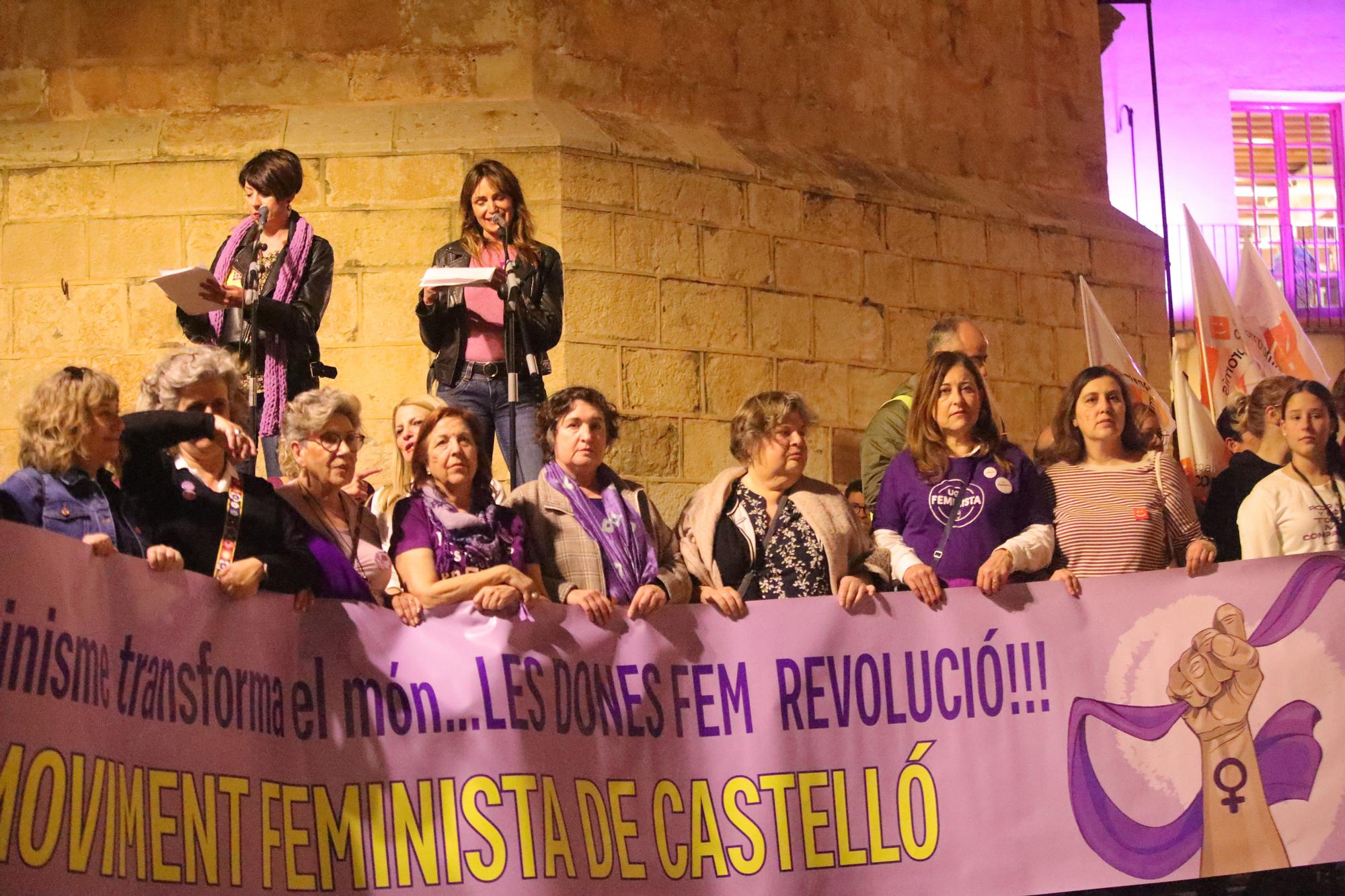 Las mejores imágenes de la manifestación del 8-M en Castellón