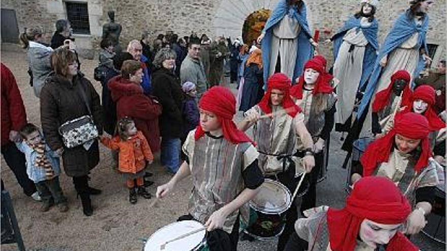 Reis Mags Els missatgers arriben al barri de Santa Eugènia de Girona