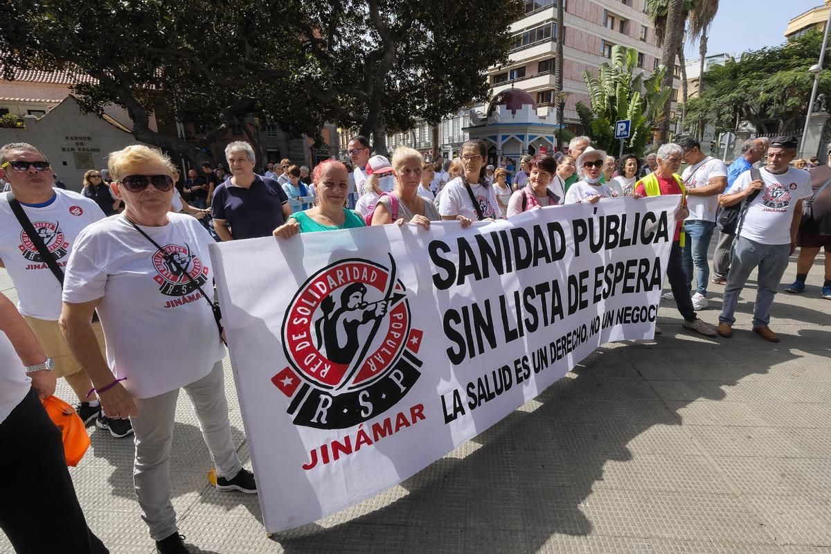 Manifestación en Gran Canaria en defensa de la sanidad pública Manifestación en Gran Canaria en defensa de la sanidad pública