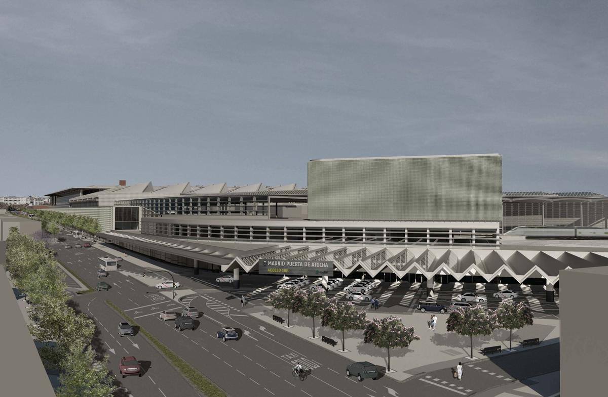 Recreación de la nueva Estación de Atocha, en Madrid