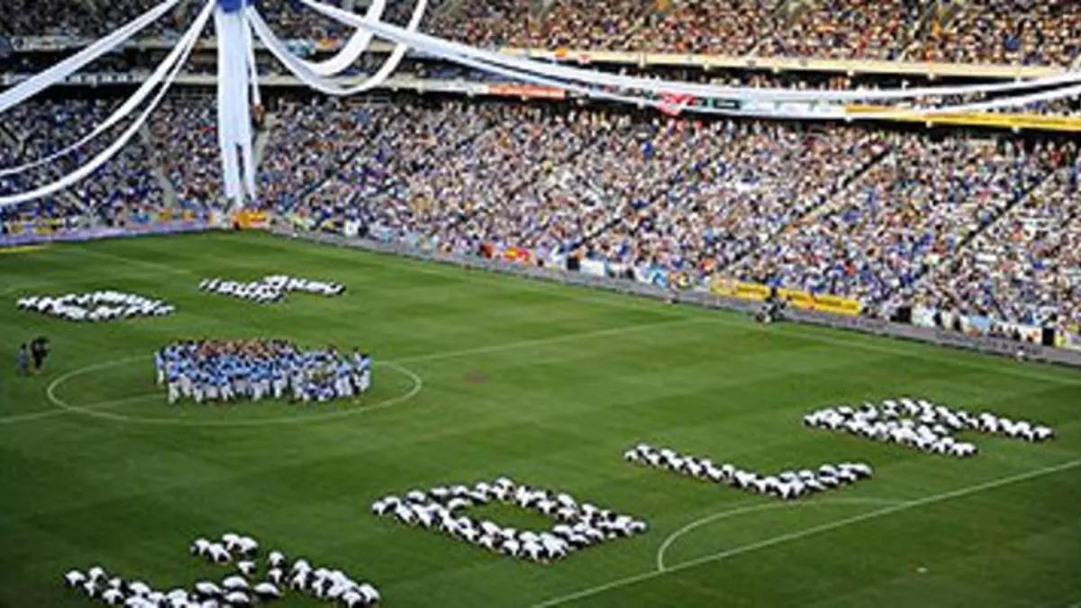 La inauguración del estadio del Espanyol