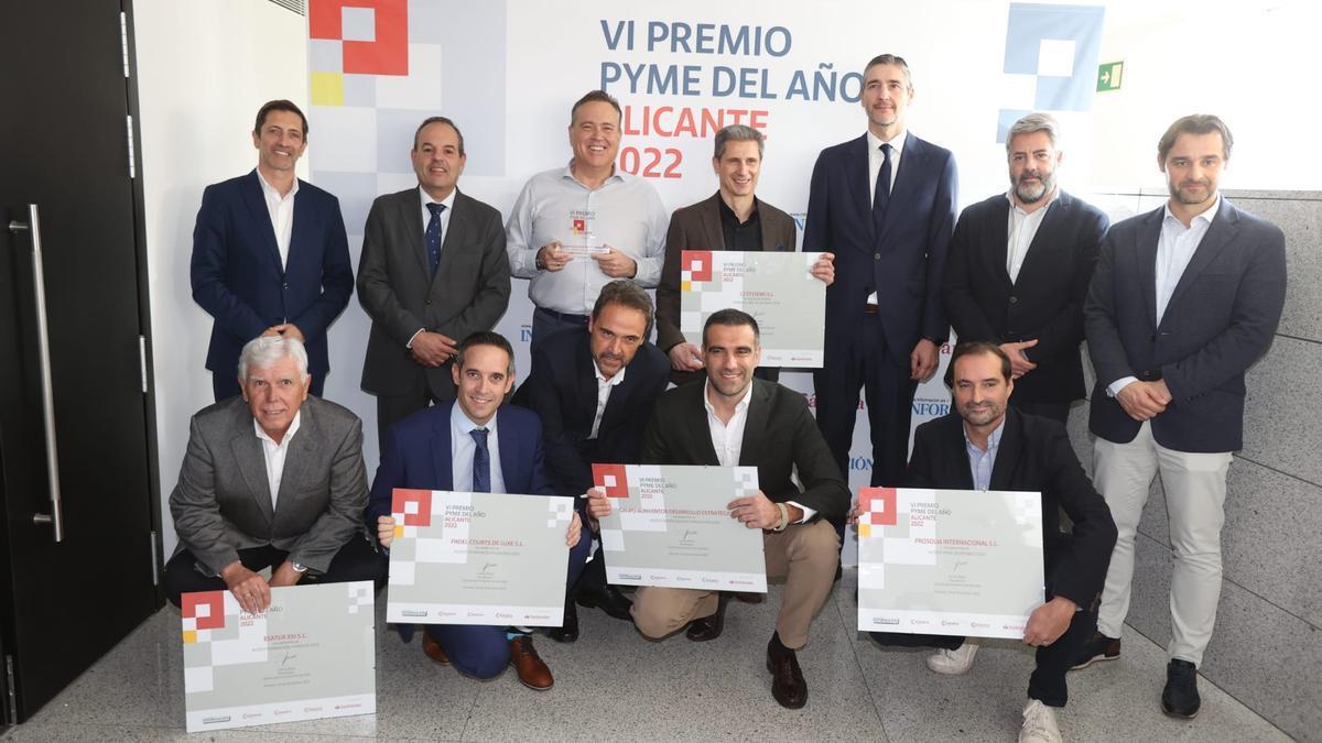 Las empresas ganadoras en la última edición del premio en la provincia.