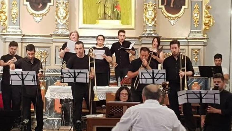 Intérpretes en uno de los conciertos del curso de música.