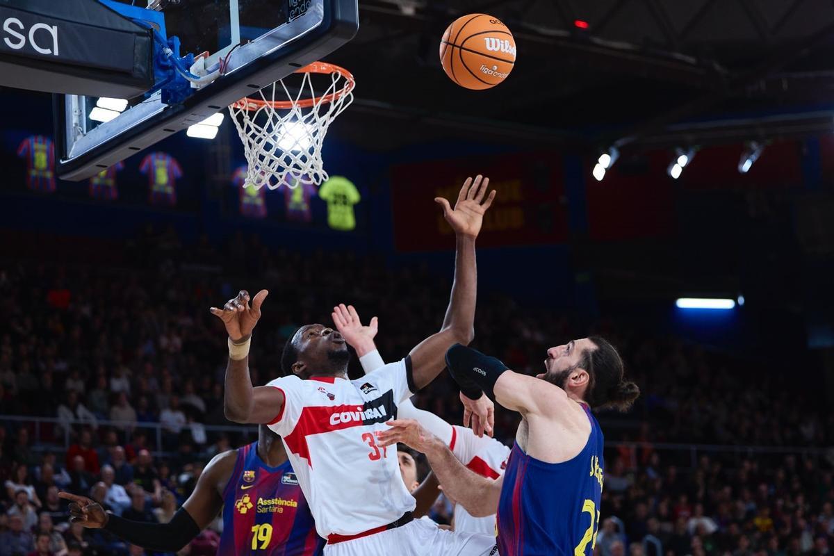 Shengelia, en una acción del encuentro ante el Covirán Granada