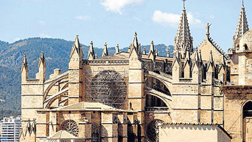 Vista panorámica de la Catedral de Mallorca.