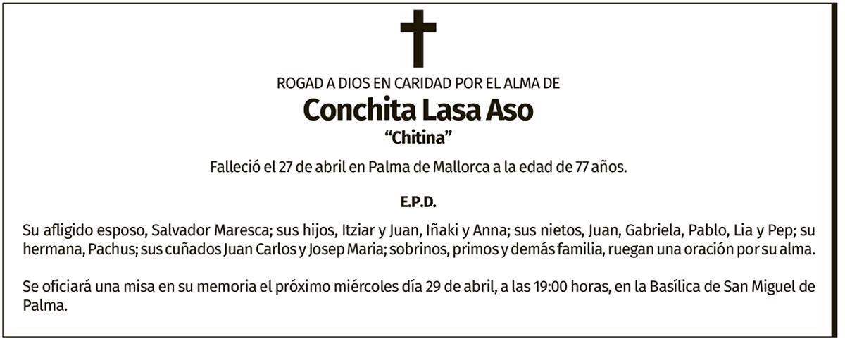 Conchita Lasa Aso