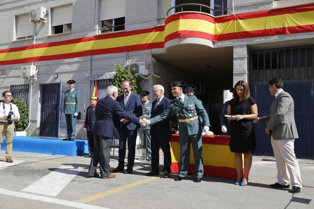 Misa y acto castrense en el cuertel de la Compañía de la Guardia Civil de Torrevieja y la Vega Baja el día de la Virgen del Pilar