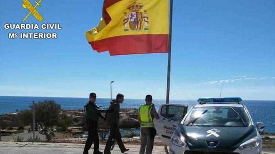 El detenido en El Campello.