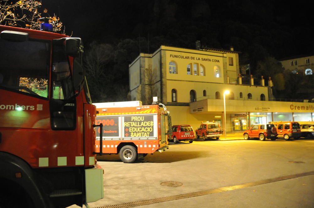 Accident de trànsit a la carretera de Montserrat