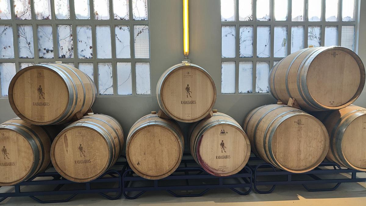 Las botas de la bodega Rabassaires.