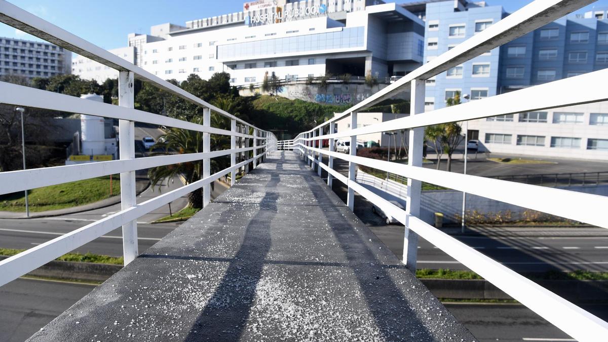 Fachada del Hospital de A Coruña.