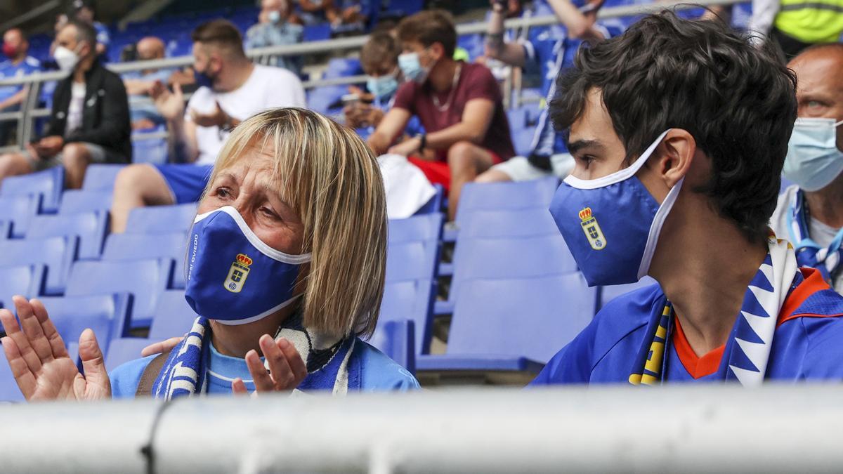 El partido del Real Oviedo, en imágenes