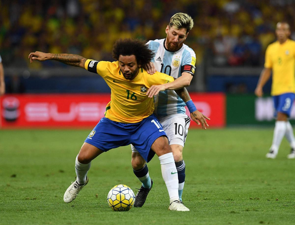 Lionel Messi durante el partido de clasificación para el Mundial de 2018, disputado en Belo Horizonte (Brasil) el 10 de noviembre de 2016. Lionel Messi durante el partido de clasificación para el Mundial de 2018, disputado en Belo Horizonte (Brasil) el 10 de noviembre de 2016.