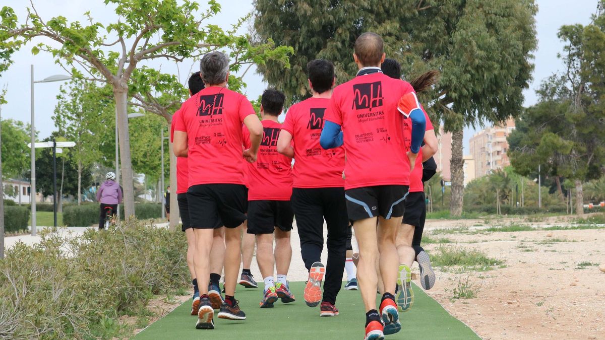 Con el Circuito V-Running la UMH ha reforzado la conexión del campus ilicitano con el municipio  y se ha convertido en un referente para la práctica deportiva.