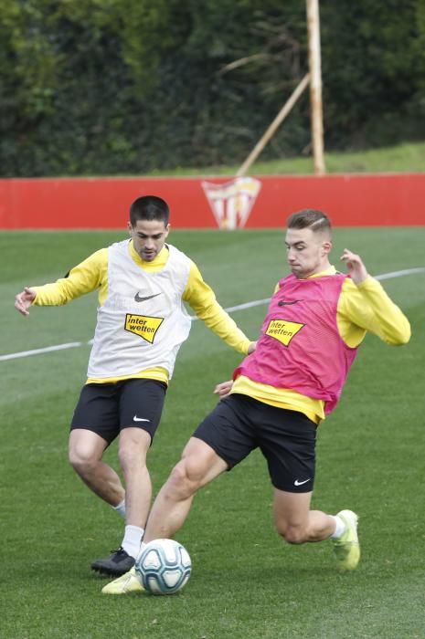 Entrenamiento del Sporting