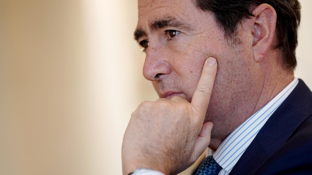 Antonio Garamendi, presidente de la CEOE. FOTO JOSÉ LUIS ROCA