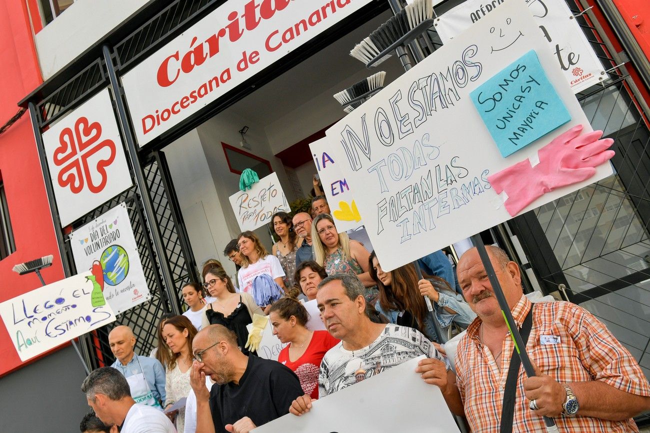 Cáritas visibiliza la ilegalidad y desprotección de las trabajadoras del hogar