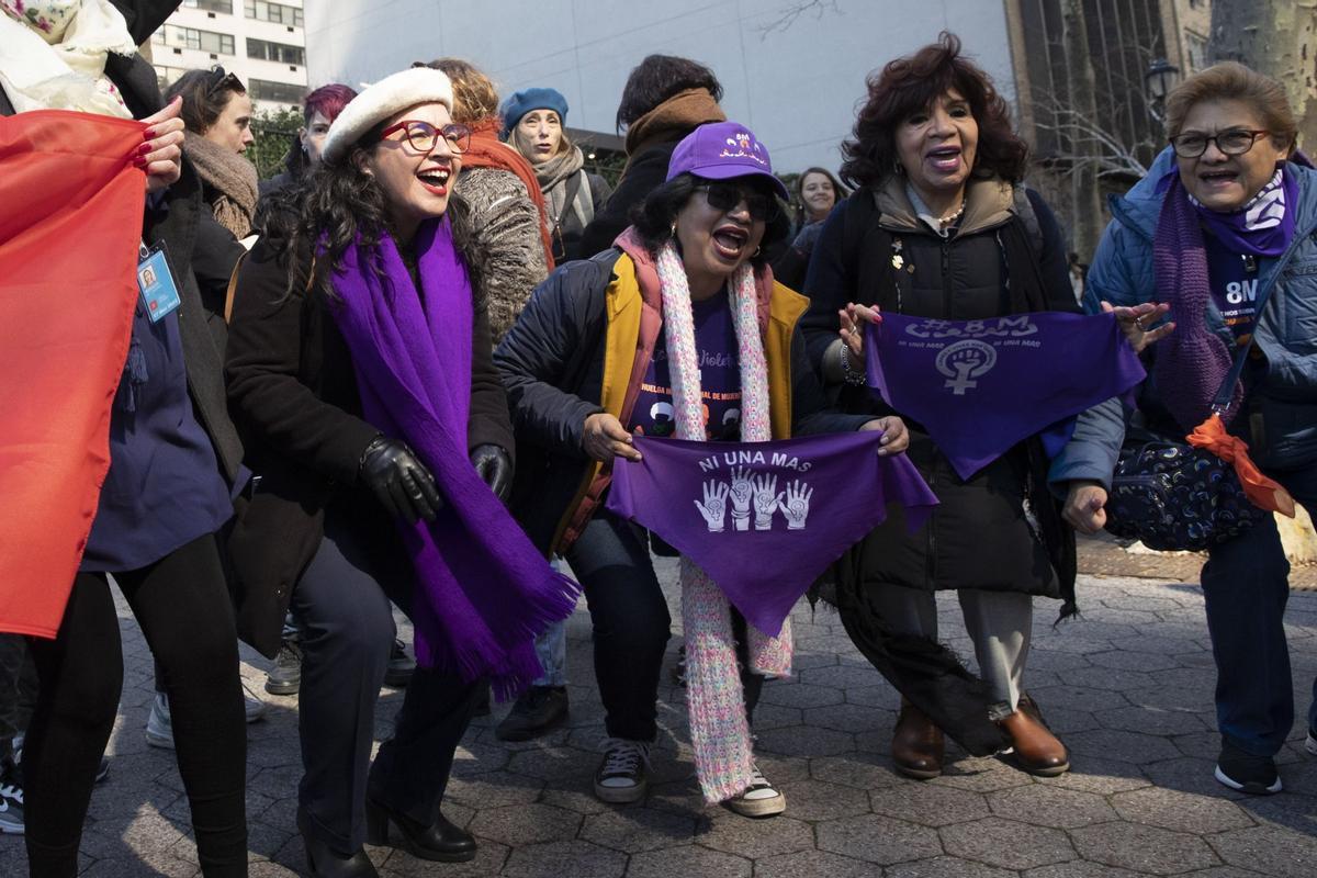 8M Celebración del Día internacional de la mujer en el mundo, Nueva York