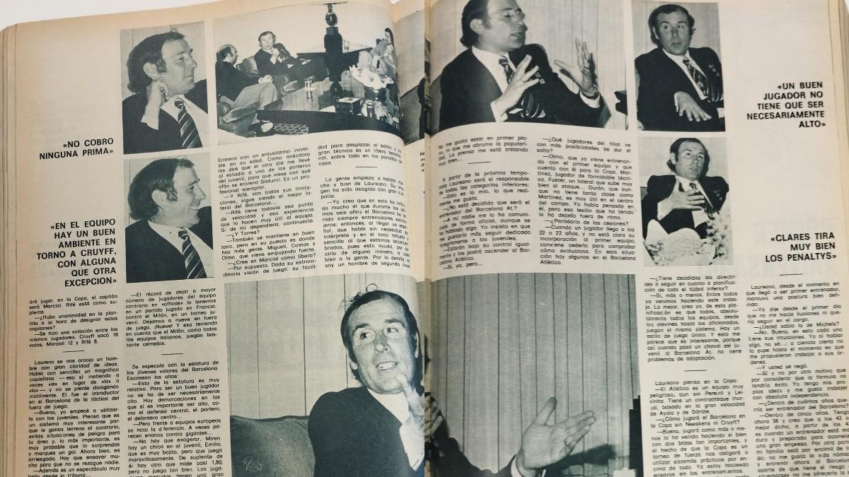 Una entrevista a Laureano Ruiz de abril de 1976