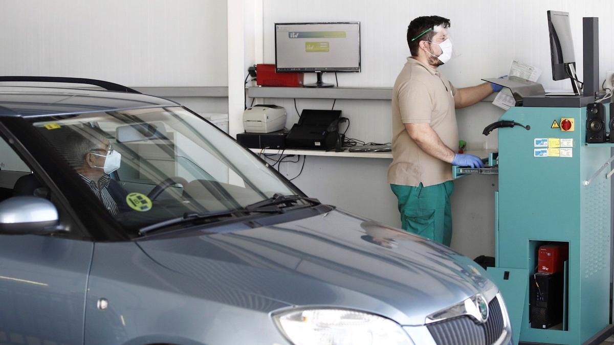 Un taller d&#039;Inspecció Tècnica de Vehicles (ITV) a Madrid