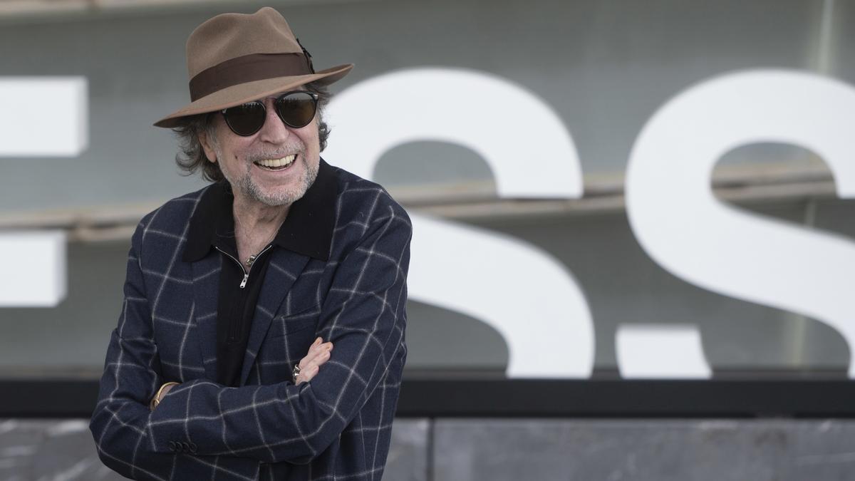 Joaquín Sabina, durante la presentación de su documental.