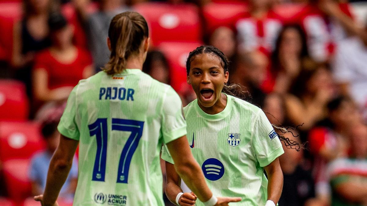 ¡De locos! Patri Guijarro enmudeció a San Mamés con un golazo desde el centro del campo