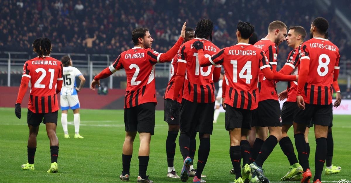 El Milan, sin piedad