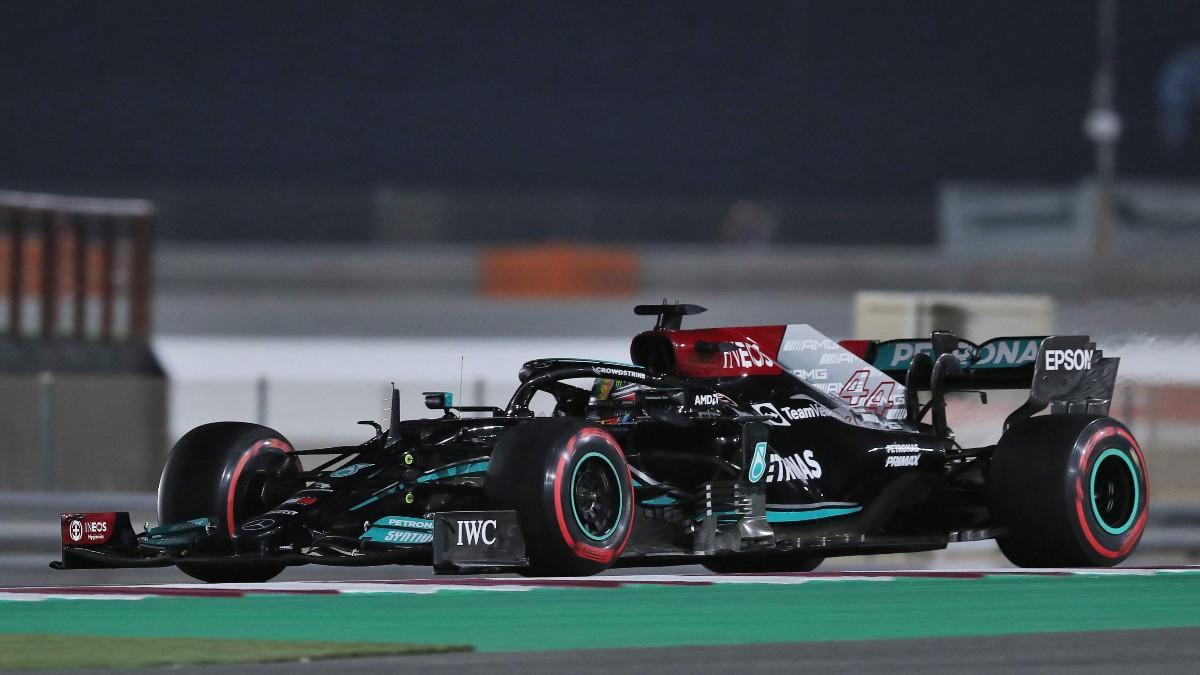 Hamilton, durante la sesión de clasificación