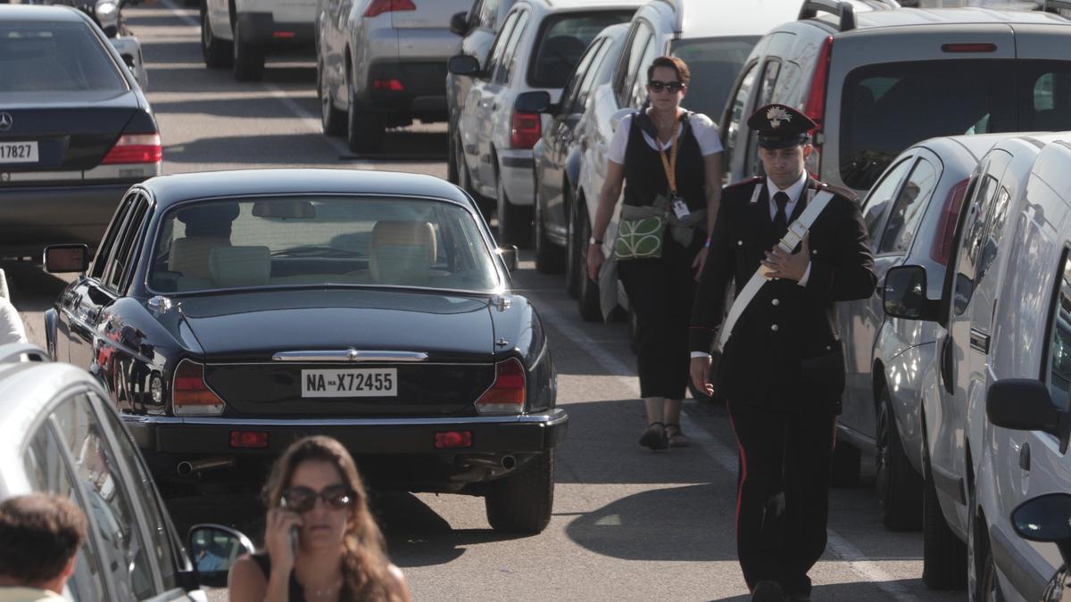 Rodaje de 'The Crown' en el Club de Mar de Palma