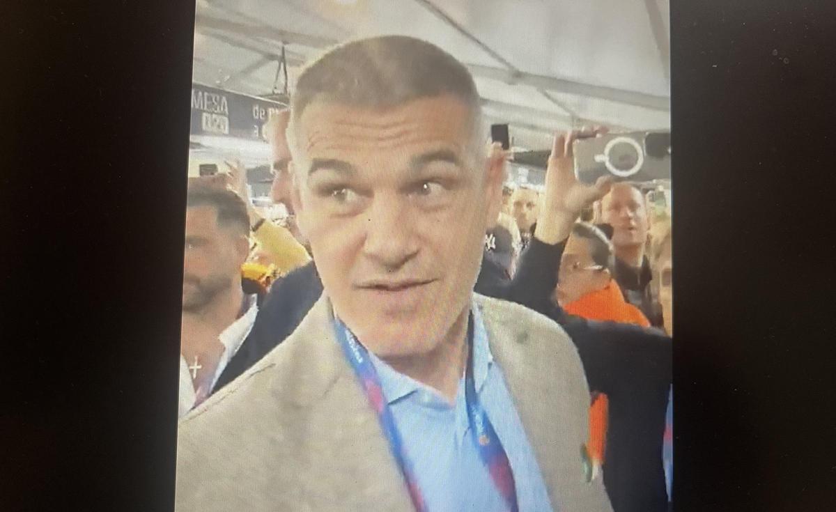 Enric Masip, en la noche electoral.