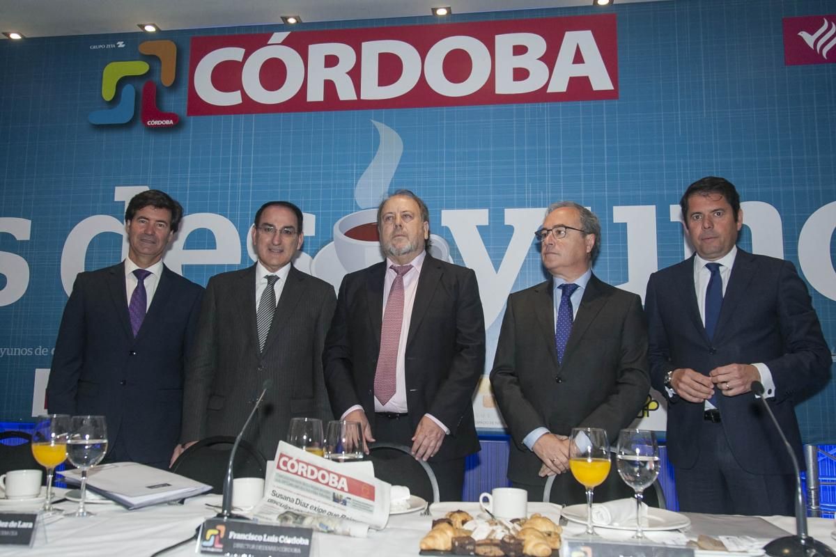 Fotogalería / Los presidentes de la patronal andaluza en 'Los Desayunos de Diario Córdoba'