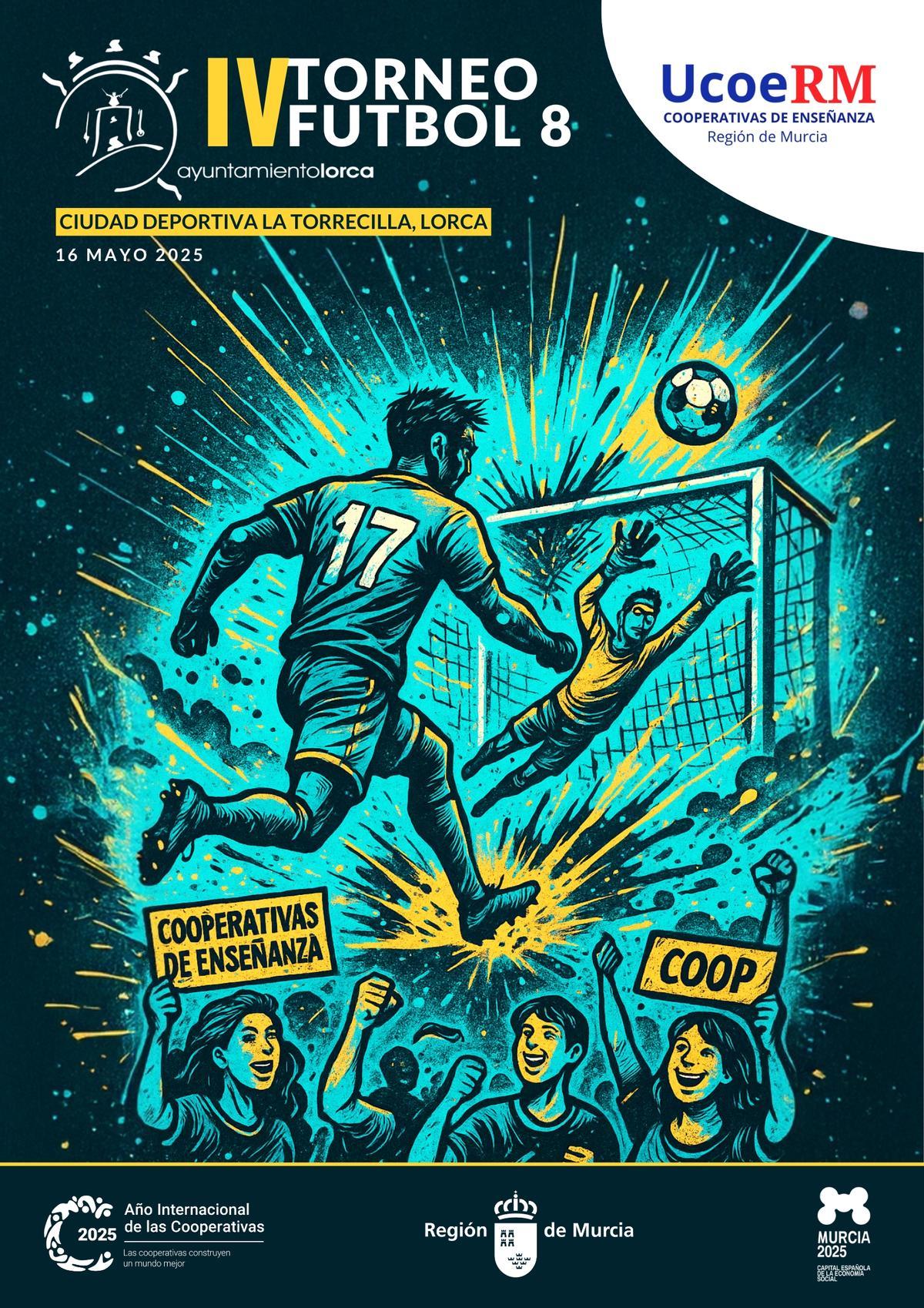 Cartel del IV Torneo de Fútbol de Ucoerm